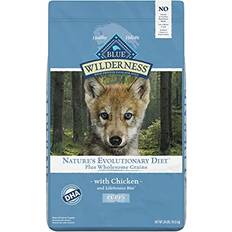 Blue Buffalo Buffalo Wilderness High Protein Natural Puppy Dry Dog Food plus Chicken 24-lb