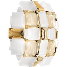 Slamp Wall Lights Slamp Mida Lamp White Gold Wall light