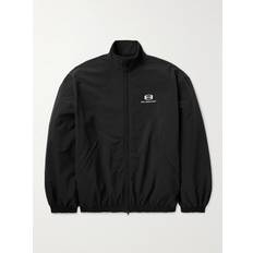 Balenciaga Ytterklær Balenciaga Cocoon Kick Logo-Embroidered Padded Ripstop Jacket Men Black