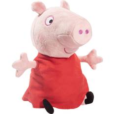 Peppa Pig Soft Toys Peppa Pig Peppa Pig Hug N' Oink Plush Stuffed Animal Toy, Large 12" Press Peppa's Belly to Hear Her Talk, Giggle & Oink Ages 18 Months