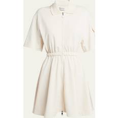 Moncler Damen Kleider Moncler Robe Polo - Blanc