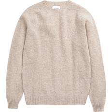 Norse Projects Jumpers Norse Projects Birnir Brushed Lambswool Crew Jumper - Oatmeal