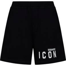 DSquared2 Men Shorts DSquared2 Black Be 'Icon' Relax Shorts 965 COL. 965