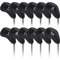 YuLohass Iron Head Covers, 12Pcs PU Head Covers, Club Head