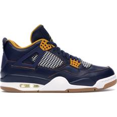 Men - Nike Air Jordan 4 Shoes Nike Air Jordan 4 Retro Dunk From Above M - Midnight Navy/Varsity Maize/White/Metallic Gold Star