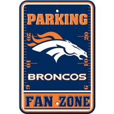Fremont Die Denver Broncos Plastic Parking Sign