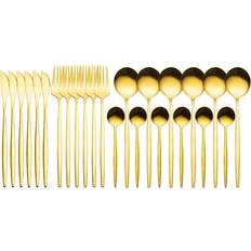 Gold Cutlery Sets Canora Grey 4 Cutlery Set