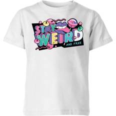 By IWOOT Stay Weird Kids' T-Shirt White 11-12 Years White White