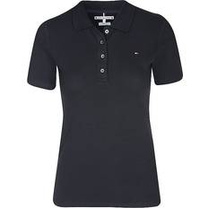 Ekologiskt material Pikétröjor Tommy Hilfiger Slim Pique Polo SS Kortärmade T-shirt - Ökenhimmel