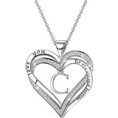 Necklaces Baocc Baocc Accessories Women Fashion Heart Letter Necklace Letters Love Clavicle Neck Chain Necklaces & Pendants