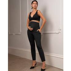 Slim Leg Maternity Pants - Black