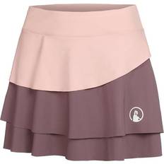 Morado Faldas Quiet Please Flounce Falda Mujeres - Rosa Viejo Lila