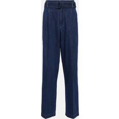 Polo Ralph Lauren XXS Trousers & Shorts Polo Ralph Lauren High-Rise Wide-Leg Jeans Blau