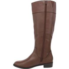 Faux Leather Riding Shoes Karen Scott Deliee Womens Faux Leather Riding Boots