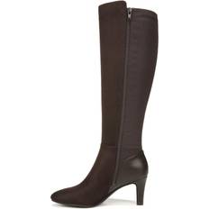 High Boots Life Stride Gracie Calf Boot Brown Fabric Suede