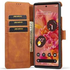 DG-Ming Wallet cover 3-kort Google Pixel 6 Brun