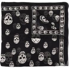 Men - Multicoloured Scarfs Alexander McQueen Winter Scarves - Black