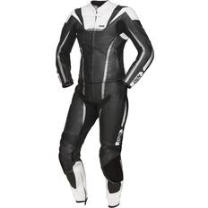 iXS Sport LD RS-1000 Leather Suit - Black/White/Silver Woman