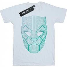 Marvel Boys Black Panther Tribal Mask T-Shirt - White