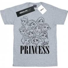 Princess Multi Faces Cotton T-Shirt - White