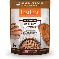 Instinct Instinct Healthy Cravings Grain Free Real Duck Recipe Natural Wet Cat Food Topper, 3 Pouches Case