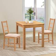 Natural Dining Sets Mistana 2 Person Solid Dining Set