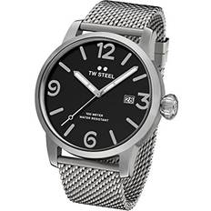 TW Steel Watches TW Steel TW Maverick with Stainless-Steel Strap, Silver, 24 Model: MB12