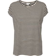 Clothing Vero Moda Damen T-Shirt VMAVA PLAIN STRIPE Regular Fit