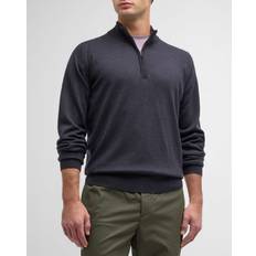 John Smedley Men's Tapton Quarter-Zip Sweater