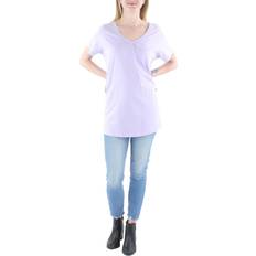 Evans T-shirts Evans Womens V-Neck Gathered T-Shirt