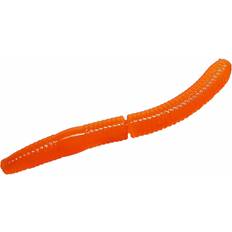 Libra Libra Lures Fatty D'Worm 75 Krill 8-pack Hot Orange