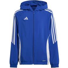 Adidas Blue Outerwear adidas Windbreaker Tiro Blå/Hvid Børn