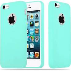 Apple iPhone 5/5S/SE Mobile Phone Cases Cadorabo CANDY BLUE Case for Apple iPhone 5 iPhone 5S iPhone SE case cover Blue