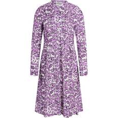Mads Nørgaard Klänningar Mads Nørgaard Chakra Dupina Dress - Animal AOP Snow White