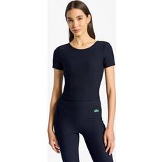 Lacoste XL Blouses Lacoste Women's Knit Crop Blouse Black Black