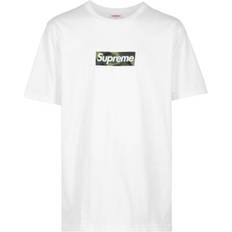 Supreme Men Clothing Supreme Box Logo Tee - White