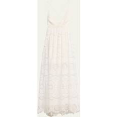 Zimmermann Klänningar Zimmermann Lexi Broderie Anglaise Maxi Klänning - Vit