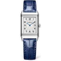 Jaeger-LeCoultre Women Wrist Watches Jaeger-LeCoultre Reverso Classic Ladies' Silver & Blue Alligator Leather