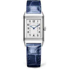 Jaeger-LeCoultre Women Wrist Watches Jaeger-LeCoultre Reverso Classic Ladies' Silver & Blue Leather