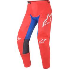 Alpinestars Pantalones de Cross Racer Supermatic Rojo-Azul-Blanco