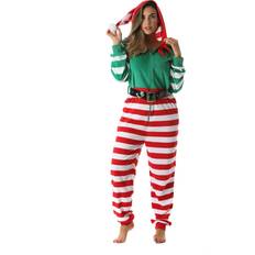 Underwear 6443-XL #FollowMe Adult Onesie Womens Pajamas,ELF