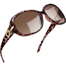 Joopin Joopin Polarized for Women Trendy Oversized Big Sun UV Protection Tortoise