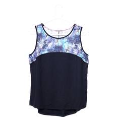 ANJA 2-L, Lds. Top navy-turquoise