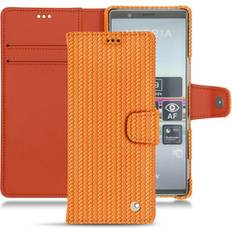 Handyzubehör Noreve Lederschutzhülle Wallet Sony Xperia 5 Smartphone Hülle, Orange