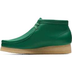 Green - Women Moccasins Clarks Wmns Wallabee Boot Green Wm