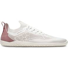 Vivobarefoot Primus Lite Knit Shoes Women's Euro Off White/Burgundy 209304-0740