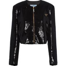 Prada Single Breasted Sequin Jacket