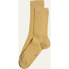 Cashmere Socks Ribbed Cashmere-Blend Crew Socks