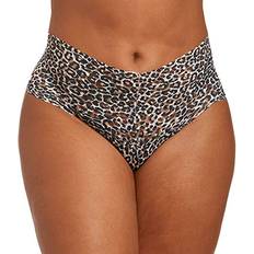 Leopard Panties Hanky Panky Women's Plus One Leopard-Print Thong 2X1924X Brown/black