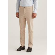 Morris Byxor & Shorts Morris Morris Stockholm-Jeffrey Brushed Chino-Grön-Cotton-36/34